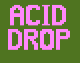 Acid Drop Title Screen